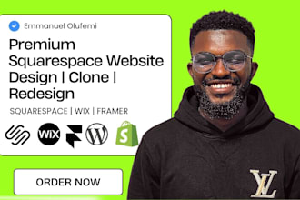 design, redesign squarespace website development clone custom squarespace expert