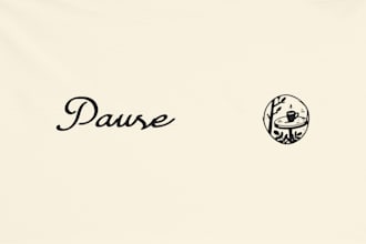 design a custom rough texture logo for your brand