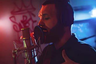 write and sing trap, rnb or rap song in spanish and english for you