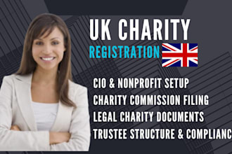 do UK charity registration, UK nonprofit, cio setup, charity commission filing
