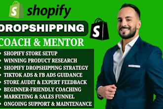 guide as a shopify dropshipping mentor ecommerce consultant dropshipping coach