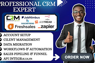 zap integration for freshsale buildertrend jobtread jobnimbus construction CRM