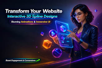 transform websites with interactive 3d spline designs and stunning animations