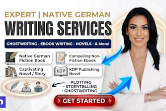 native german ghostwriter ebook writer fiction non fiction book kdp novel story