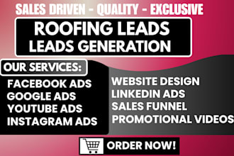 roofing leads homeowners leads construction leads real estate leads facebook ads