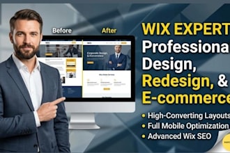 be  weebly wix expert for wix website design  update redesign wix weebly website