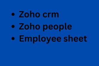 setup zoho CRM books people creator desk form site HR payroll zapier integration