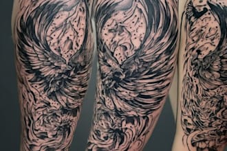 create custom tattoo design, tattoo design, tattoo design