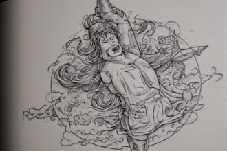 design a modern and minimalist tattoo design
