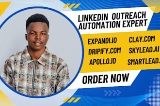 setup linkedin automation dripify expandi io apollo io clay com for b2b outreach