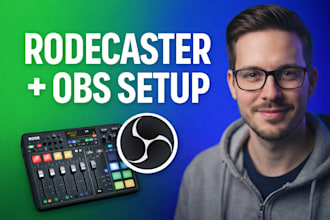 set up rodecaster pro ii or duo with obs for pro audio
