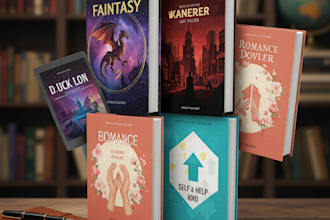 design a professional book cover for amazon kpd and ebook