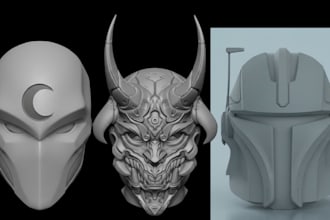 3d helmet cosplay, wearable cosplay, 3d printable mask, 3d mask for 3d printing