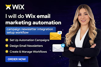 do wix email marketing automation campaign newsletter integration setup workflow