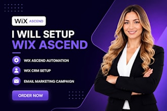 setup wix ascend email automation wix CRM zapier integration wix email campaign