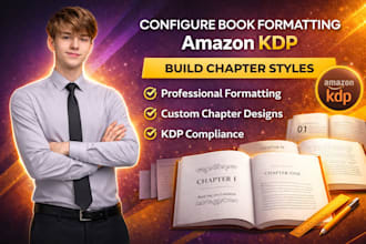 configure book formatting for amazon KDP build chapter styles
