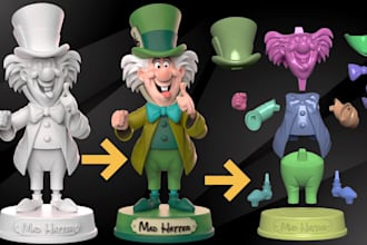 split color paint your stl to 3mf for bambu lab ams multicolor 3d printing