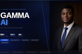 design pitch deck, business presentation, and google slides using gamma ai