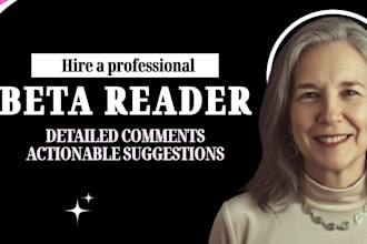 beta read your fantasy thriller memoir manuscript and provide detailed feedback