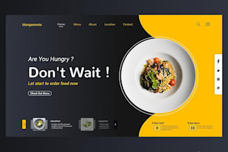 develop an online food grocery or food delivery site with an ordering website