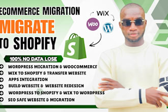 migrate or convert shopify to wordpress and wordpress to shopify