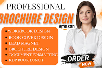 brochure design, product booklet, and catalog design