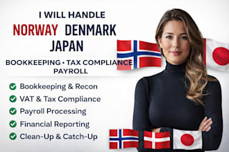 handle norway denmark japan bookkeeping tax compliance and payroll