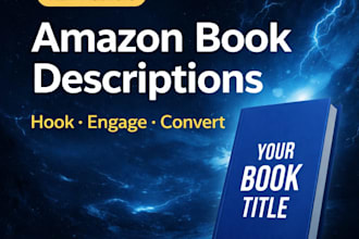 write a high converting amazon KDP book description