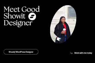 design, redesign, and customize your showit website