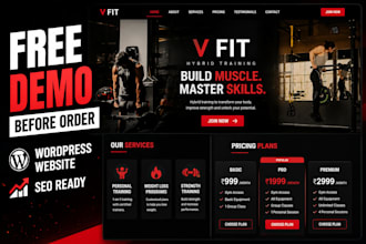 do fully optimized website with word press free demoavilable