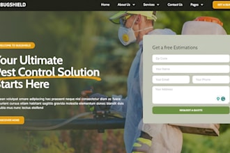 design squarespace pest control website exterminator lawn care landscaping