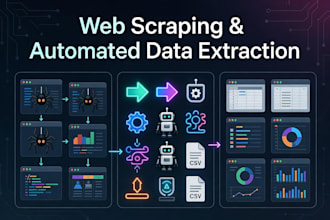 build a python web scraper or API extractor and deliver clean data