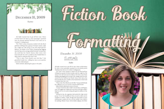 format your fiction book