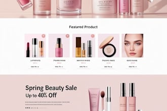 build beauty shopify store skincare cosmetics lipstick skincare shopify store