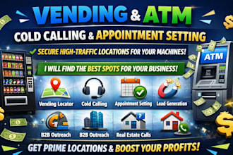 do cold calling vending machine placement vending machine locator telemarketing