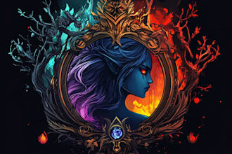 make a fantasy logo