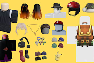 create custom roblox ugc accessories including hair, hats, chains, and wearables
