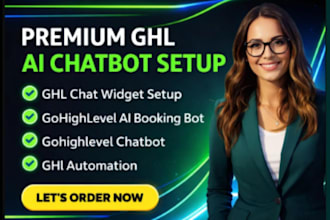 setup claude ai chatbot, ghl chat widget, gohighlevel ai booking bot for you