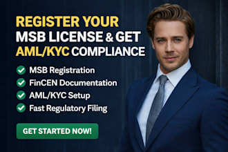 provide US msb and fincen registration support