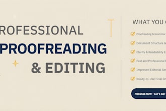 proofread and edit your document