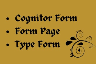 design tallyform typeform landing page google form portfolio