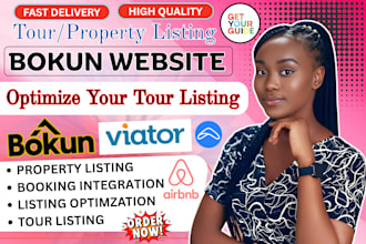 setup booking bokun viator tour property listing optimization, getyourguide, ota