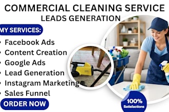 generate commercial cleaning leads, residential cleaning, janitorial leads