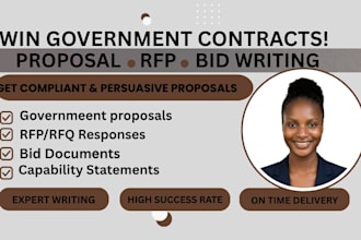 write winning government contract proposal, rfp, bid response
