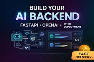 build ai powered backend using fastapi and openai