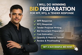 do winning bid preparation for rfp, rfq, and tender response
