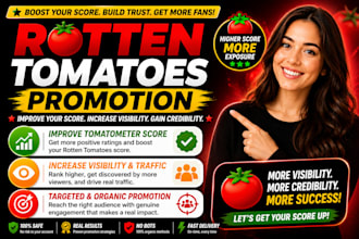 do organic promotion for your rotten tomatoes movie to increase in popcornmeter