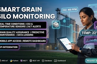 build a smart grain silo monitoring system with co2 and temp sensors