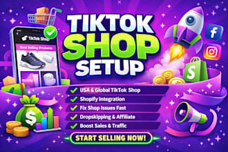 setup manage tiktok shop shopify dropshipping fix tik tok shop rejected listing
