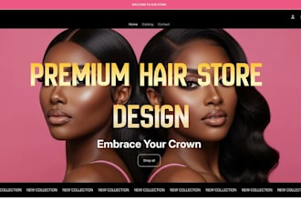 design hair extension store hair extension website hair store beauty website